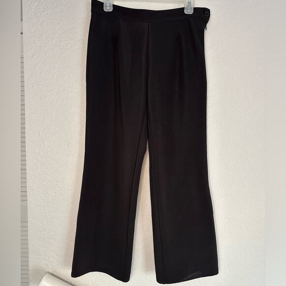 Sigrid Olsen Sport Black Side Zip Pullon Pants Stretchy - Picture 1 of 6